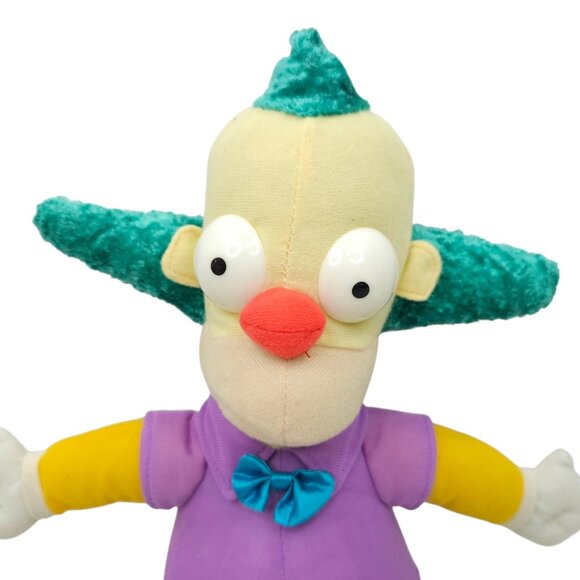 The Simpsons Krusty The Clown Plush 16" Stuffed Toy 2005 NANCO 20th Century Fox - Picture 8 of 14